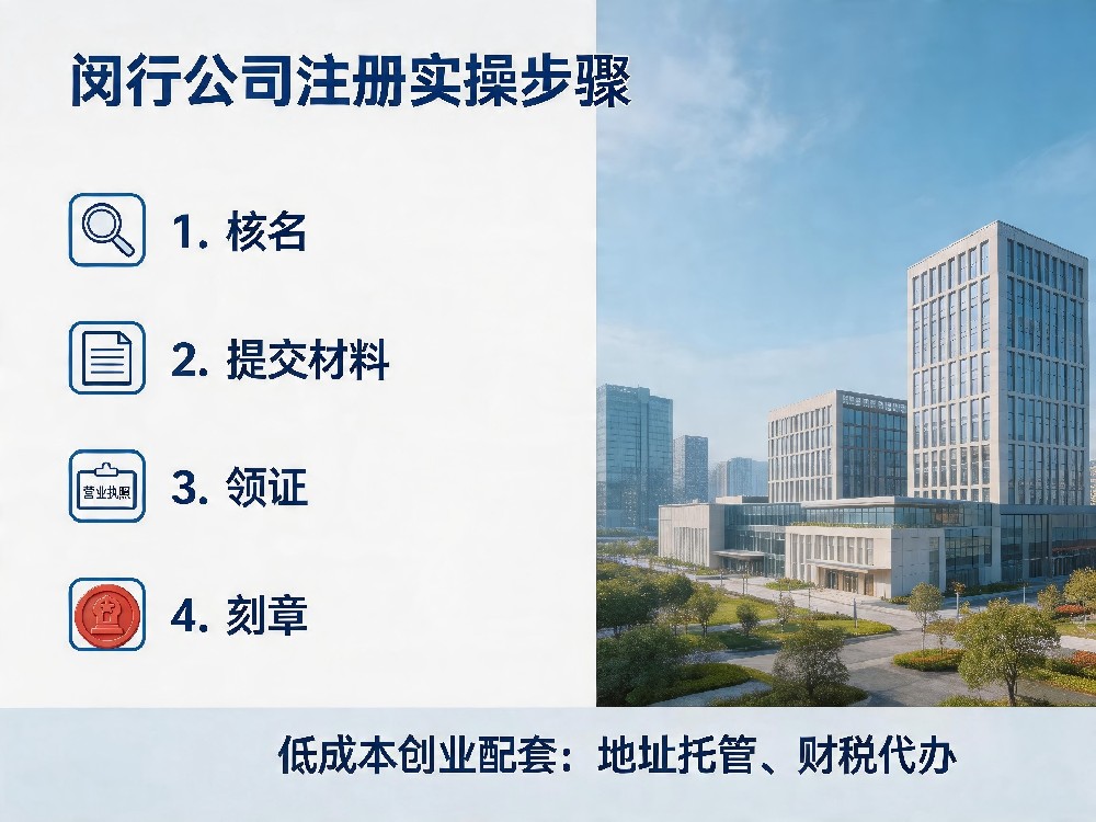 闵行注册公司实操指南：虹桥枢纽旁的低成本创业优选 - 旌沃咨询